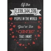 People In The World| Valentines Day Card |BC1655