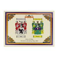 Personalised Double Surname Coats of Arms