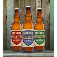 Personalised Dad\'s Beer 3 Pack Set