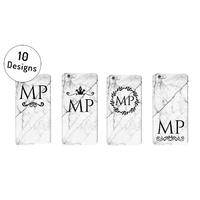 Personalised Initial Marble iPhone Case - 10 Designs
