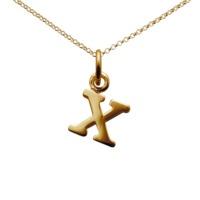 Personalised Gold Letter x Necklace
