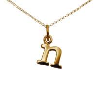 Personalised Gold Letter n Necklace