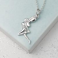 Personalised Silver Fairy Necklace