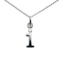 Personalised Silver Letter i Necklace