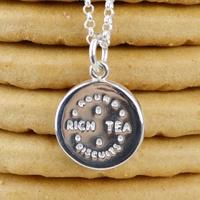 Personalised Silver Rich Tea Necklace
