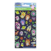 Peppa Pig George in Space Small Foil Stickers