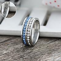 Personalized Gift Jewelry Rhinestone Stainless Steel Engraved Rings