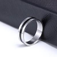 personalized gift mens ring stainless steel engraved jewelry