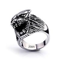 personalized gift fashionable wolf shaped stainless steel jewelry engr ...