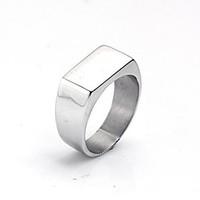 personalized gift mens ring stainless steel engraved jewelry