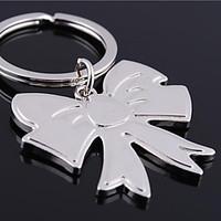 Personalized Engraved Gift Bowknot Shaped Keychain