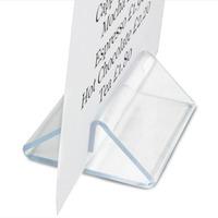 perspex tent type menu holder single