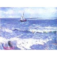 Peassagio Marino By Vincent van Gogh