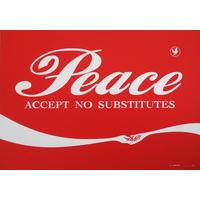 Peace - Red - By Canvaz