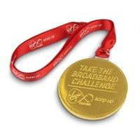 Personalised chocolate medal 75mm