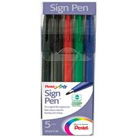 Pentel S520/5-M Sign Pens for Ozobot