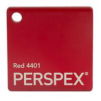 Perspex Cast Acrylic Sheet 1000 x 500 x 5mm Transparent Red