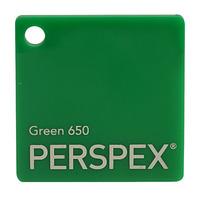 Perspex Cast Acrylic Sheet 1000 x 500 x 5mm Solid Green