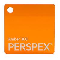 Perspex Cast Acrylic Sheet 1000 x 500 x 5mm Transparent Amber