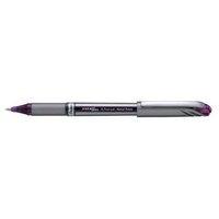 Pentel Energel Plus Medium Rollerball Pen 0.7mm Tip 0.35mm Line (Violet) Ref BL27-V (Pack of 12)