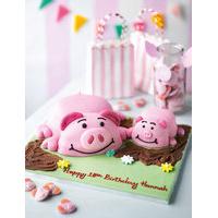 Percy Pig & Piglet Cake