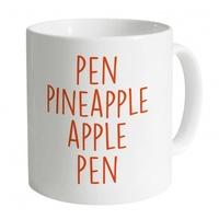 Pen Pineapple Apple Pen Mug