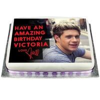 Personalised Ready Made Niall One Direction Cake