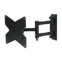 peerless truvue black articulating wall mount for 15 32 inch lcd scree ...