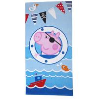 peppa pig george pirate beach towel