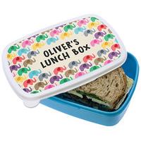 personalised childrens lunch boxes blue plastic