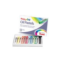 Pentel PHN12 Oil Pastels - Pack of 12
