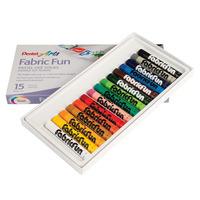 Pentel PTS15 Fabric Fun Pastel Dye Sticks