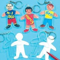 person keyring kits pack of 24