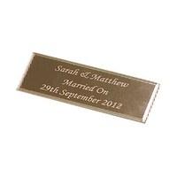 Personalised Plaque Gold