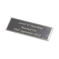 Personalised Plaque Silver
