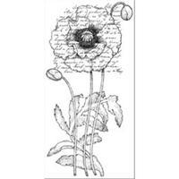 Penny Black Rubber Stamp 2.25X4-Poppy Poem 244386