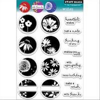 Penny Black Clear Stamps 5X7.5 Sheet-...Wishes 252451