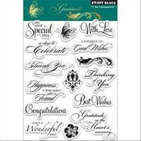 Penny Black Clear Stamps 5X7.5 Sheet-Gratitude 262098