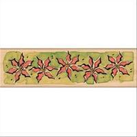 Penny Black Mounted Rubber Stamp - Poinsettia Border 272731