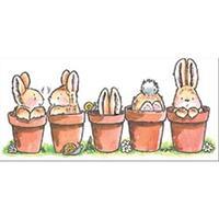 penny black rubber stamp bunny friends 244342