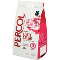 Percol Fairtrade Organic Lively Latino Coffee - 200g