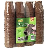 peat free fibre pots 6cm 96 pack