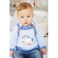Penguin Sweaters in Deramores Baby DK (1024) - Digital Version