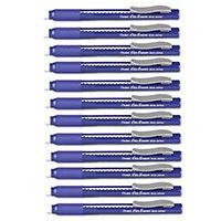 Pentel Clic Pen-shaped Retractable Plastic Eraser (12 Pack)