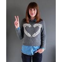 peace love sweater by anna ravenscroft digital version