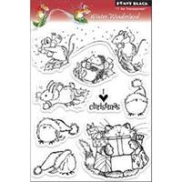 Penny Black Clear Stamps 5X7.5 Sheet-Winter Wonderland 233401