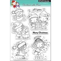 penny black clear stamps 5x65 sheet christmas with mimi 233397