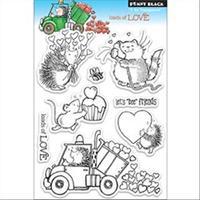 penny black clear stamp 5x75 sheet loads of love 273468