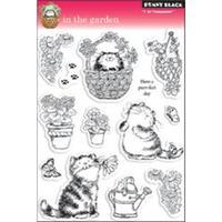 penny black clear stamp 5x75 sheet in the garden 233374