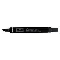 Pentel N60 Chisel Tip Permanent Marker Black Pack of 12 N60-A